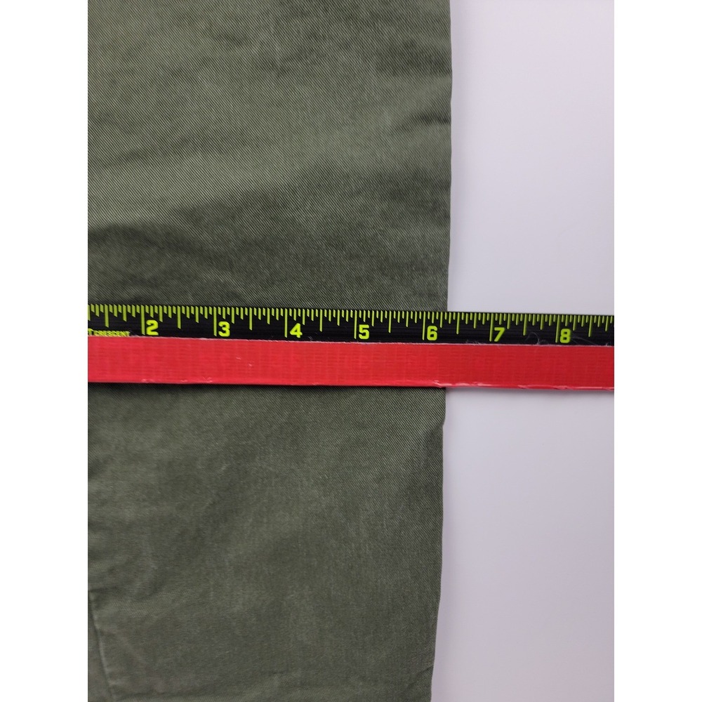 Banana Republic Factory Olive Green Utility Slim Patch Pocket Pants Mens 8 32x26 - Picture 12 of 13
